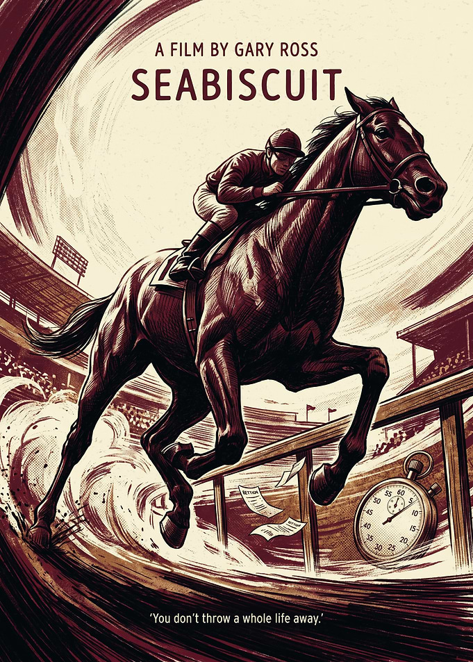 Seabiscuit Movie Poster Art
