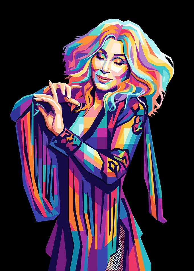 Cher Pop Art Portrait