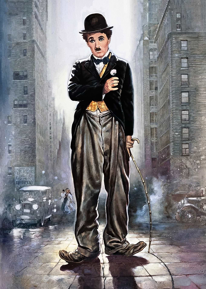 Charlie Chaplin The Tramp Portrait