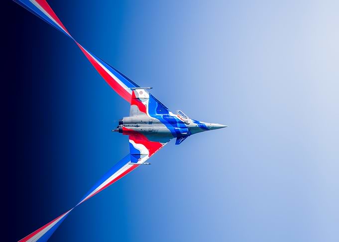 Dassault Rafale Performing Aerial Maneuver