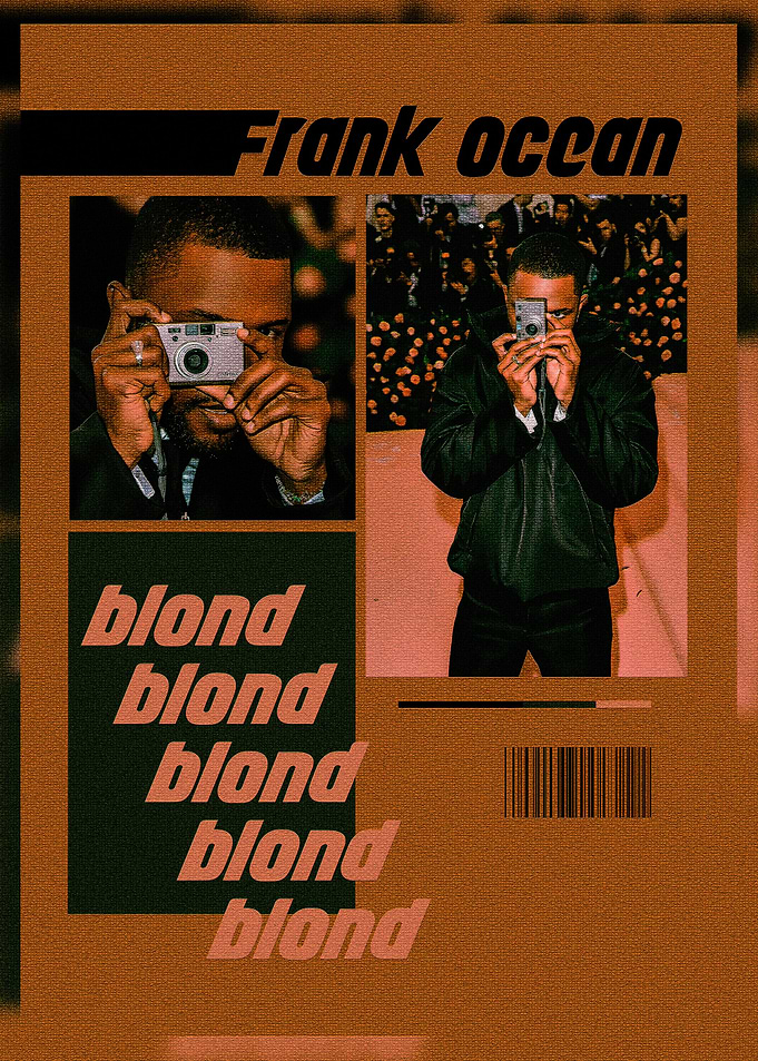 Frank Ocean Blond Poster