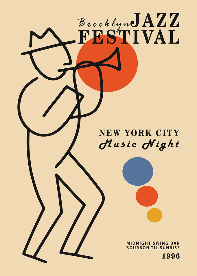 Brooklyn Jazz Festival 1996 Poster