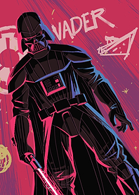 Sith Graffiti Icon in Pink
