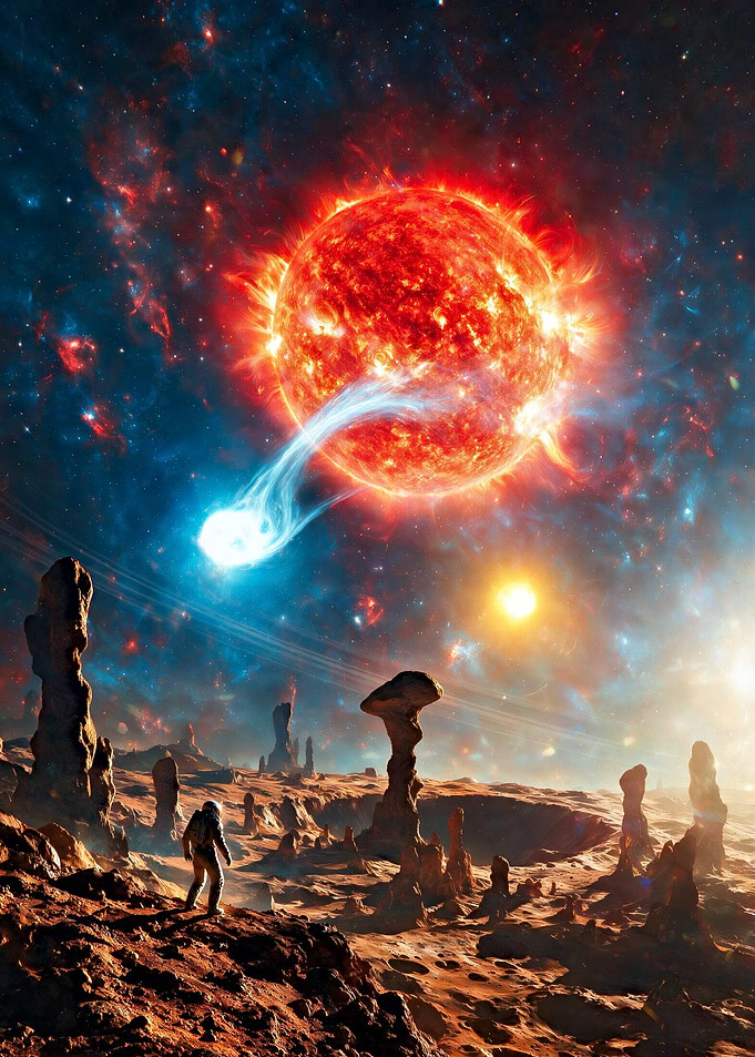Three Body Alien Star System