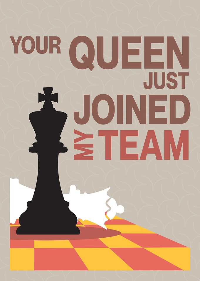 Chess Strategy Poster Art