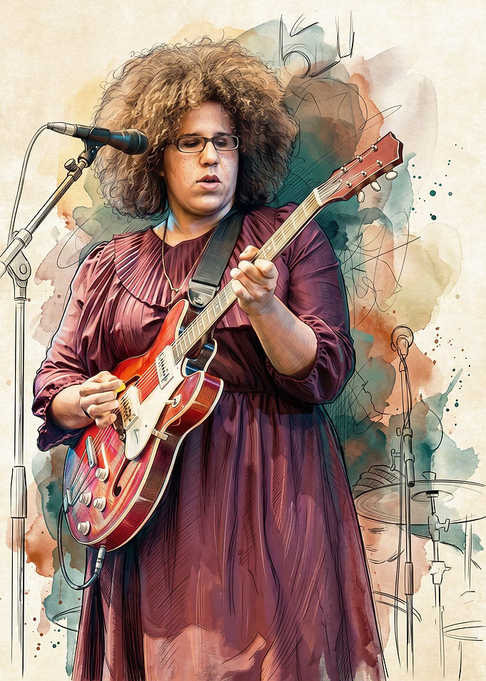 Brittany Howard Playing Electric Guitar