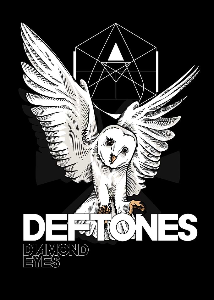 Deftones Diamond Eyes Owl Graphic