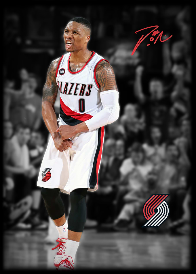 Damian Lillard: Unyielding Court Intensity
