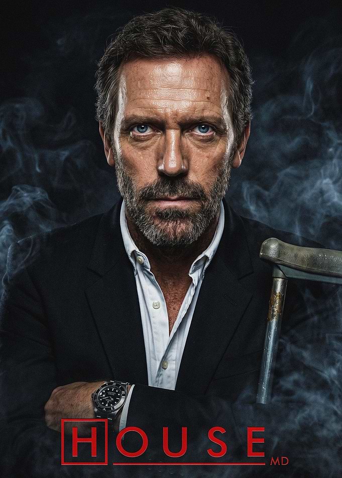 Dr. Gregory House Portrait Poster