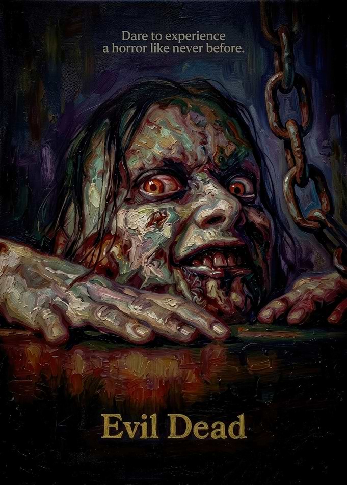 Evil Dead Horror Movie Poster