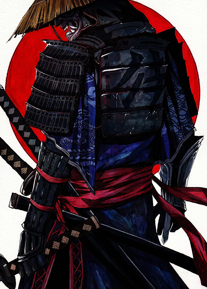 Samurai Warrior with Katana