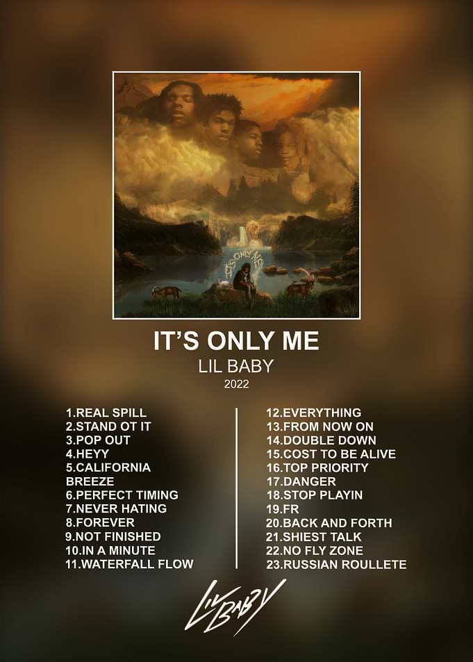 Lil Baby It's Only Me Album Poster