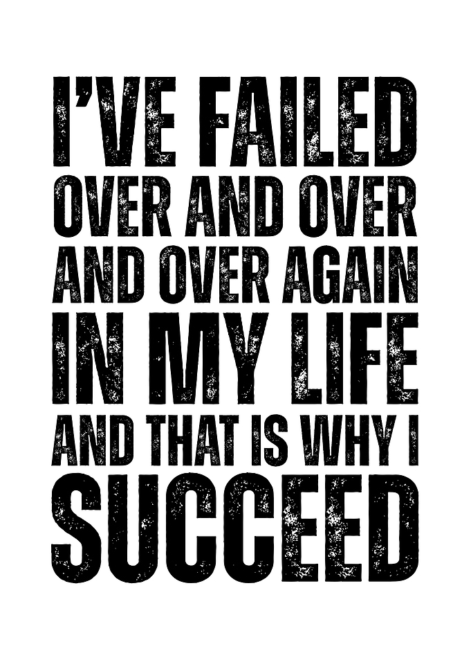 Inspirational Failure Leads To Success Quote