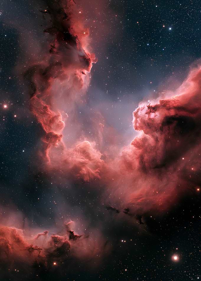 Cosmic Titans Nebula Space Cloud