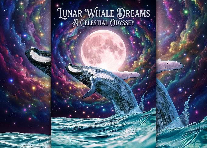 Lunar Whale Dreams Celestial Odyssey