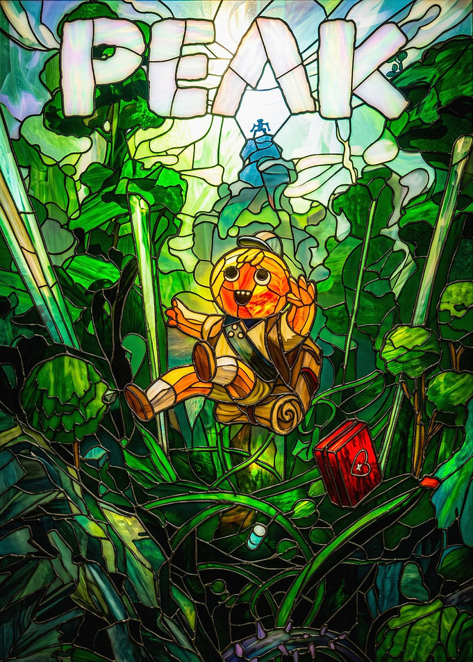 Stained Glass Peak Adventure Art