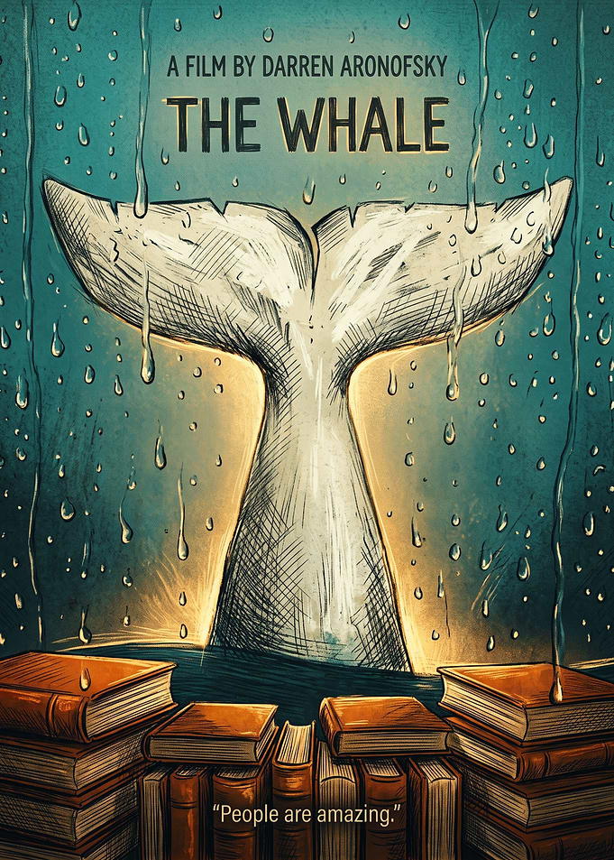 The Whale Movie Poster Illustration