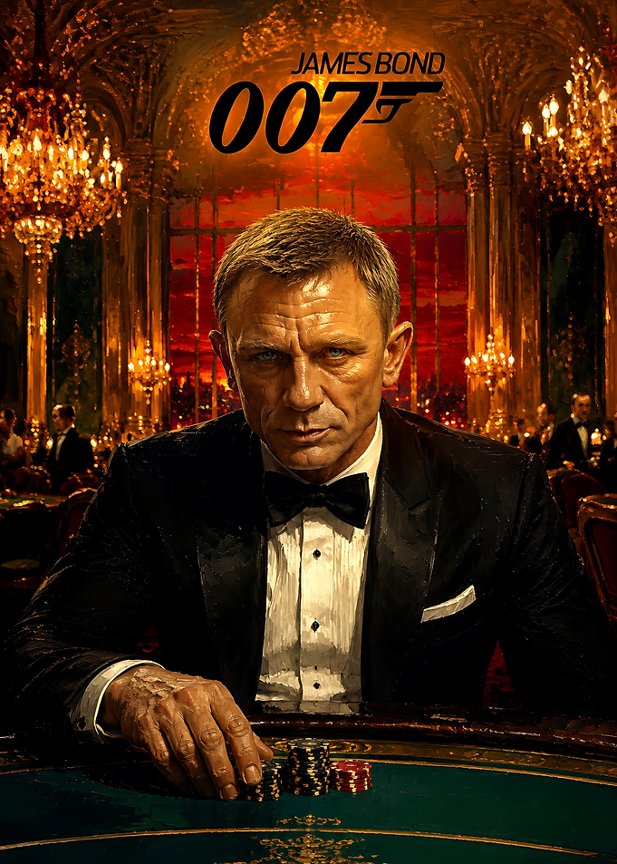 James Bond 007 Casino Royale Poster