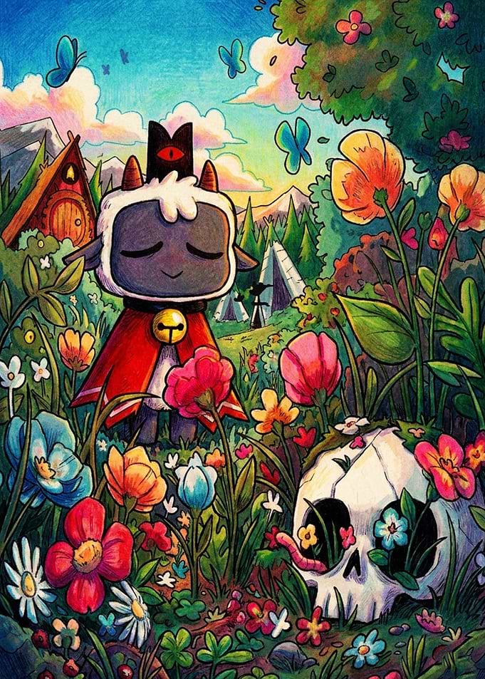 Cult of the Lamb Peaceful Meadow