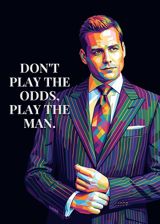 Harvey Specter Pop Art Poster