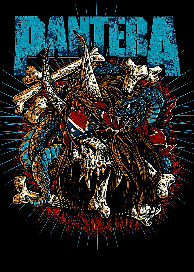 Pantera Band Graphic Art