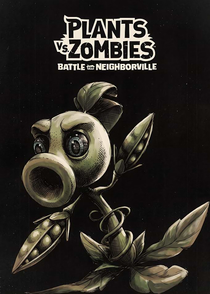 Plants vs. Zombies Peashooter Poster