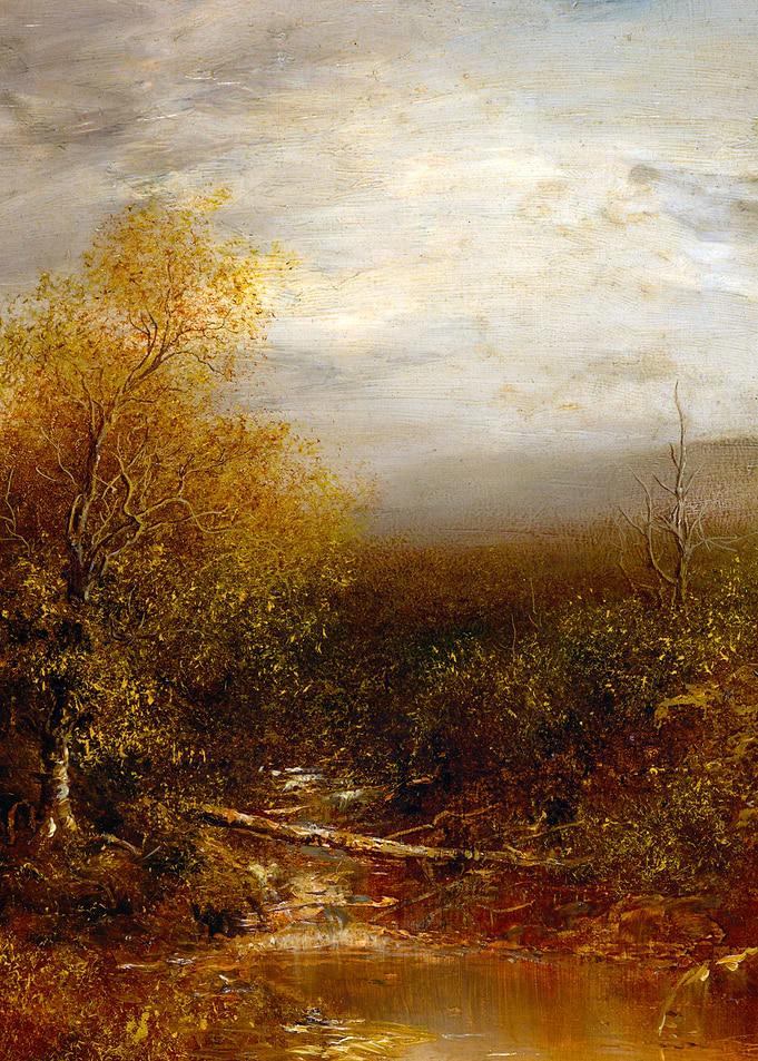 Pool in the Adirondacks Painting by Ralph Albert Blakelock