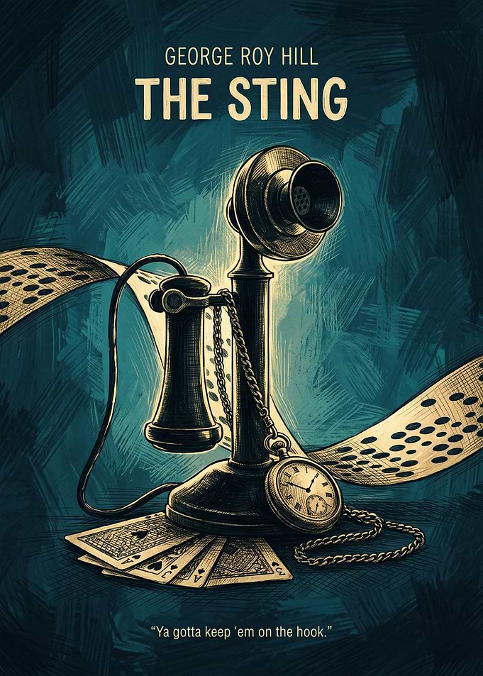 The Sting Vintage Movie Poster