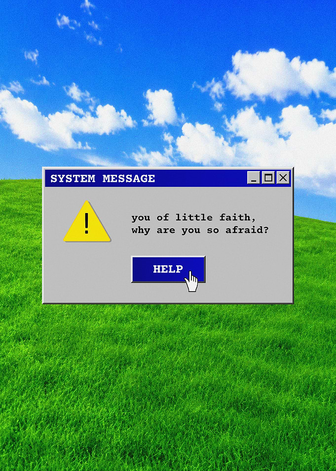 Matthew 8:26, Windows XP Style Bible Verse Message