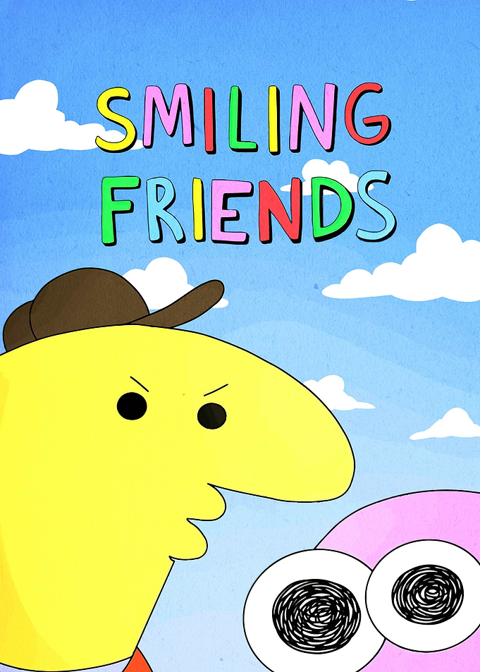 Smiling Friends Cartoon Poster
