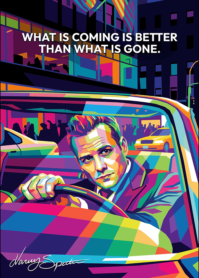 Harvey Specter Pop Art Poster