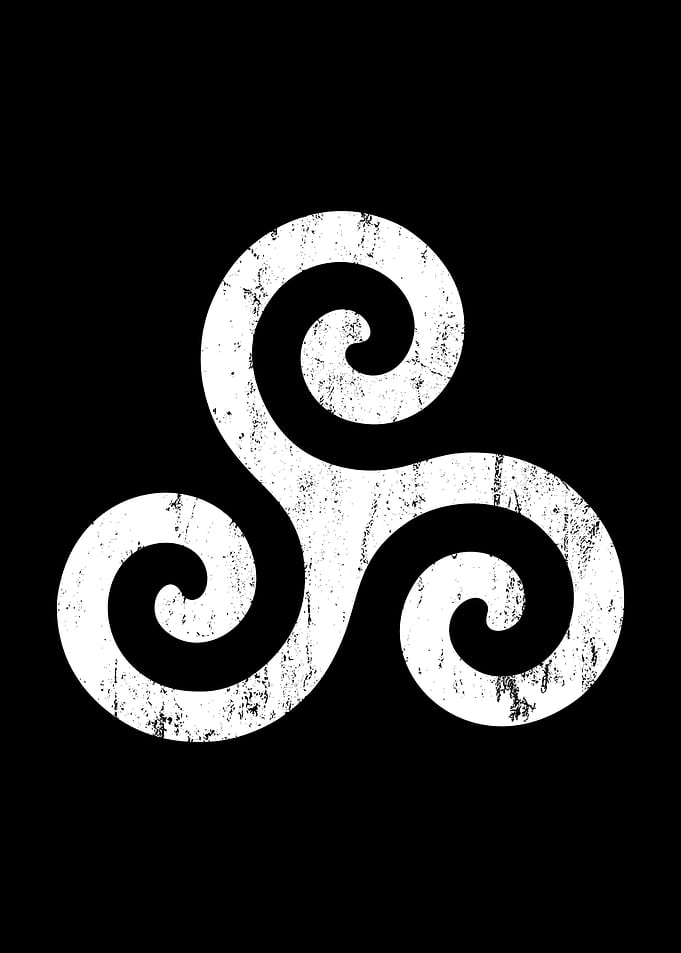 Triskelion Celtic Symbol