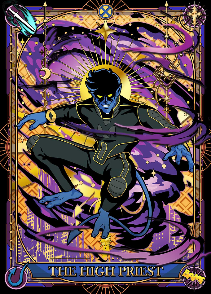Nightcrawler - The High Priest Tarot Card