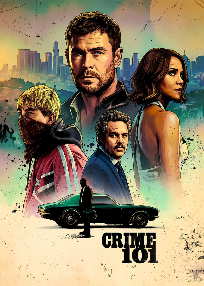 Crime 101 Movie Poster Art