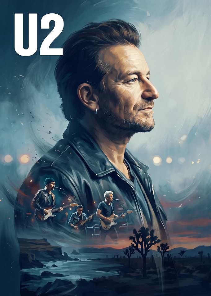 U2 Band Tribute Poster