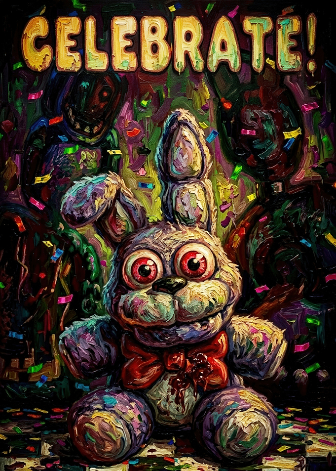 Five Nights at Freddy's Celebrate Poster