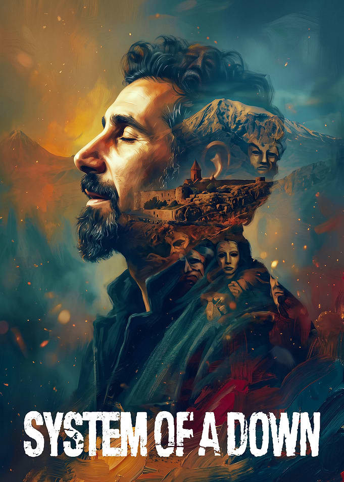 Serj Tankian System of a Down Portrait