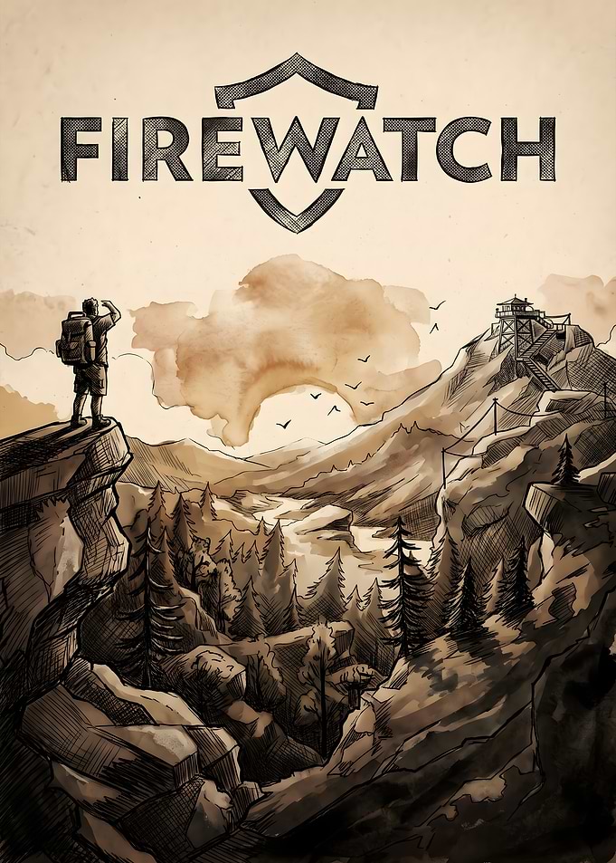 Firewatch Game Poster Illustration