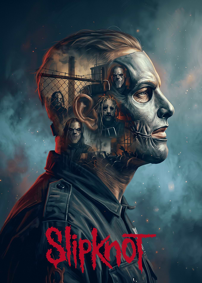 Slipknot Band Tribute Digital Art
