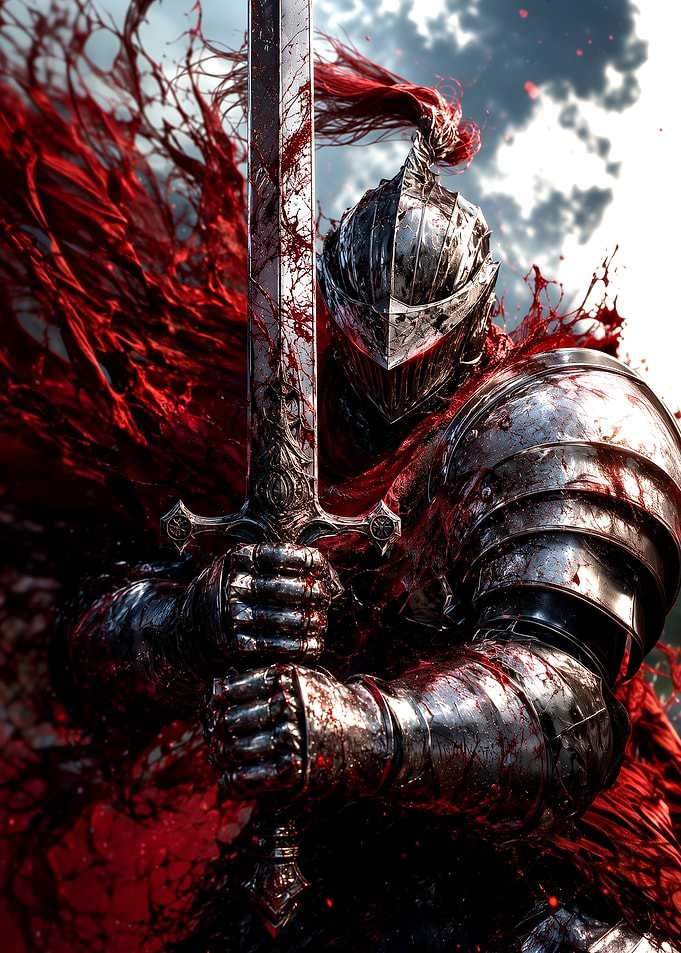 Bloodied Knight with Greatsword