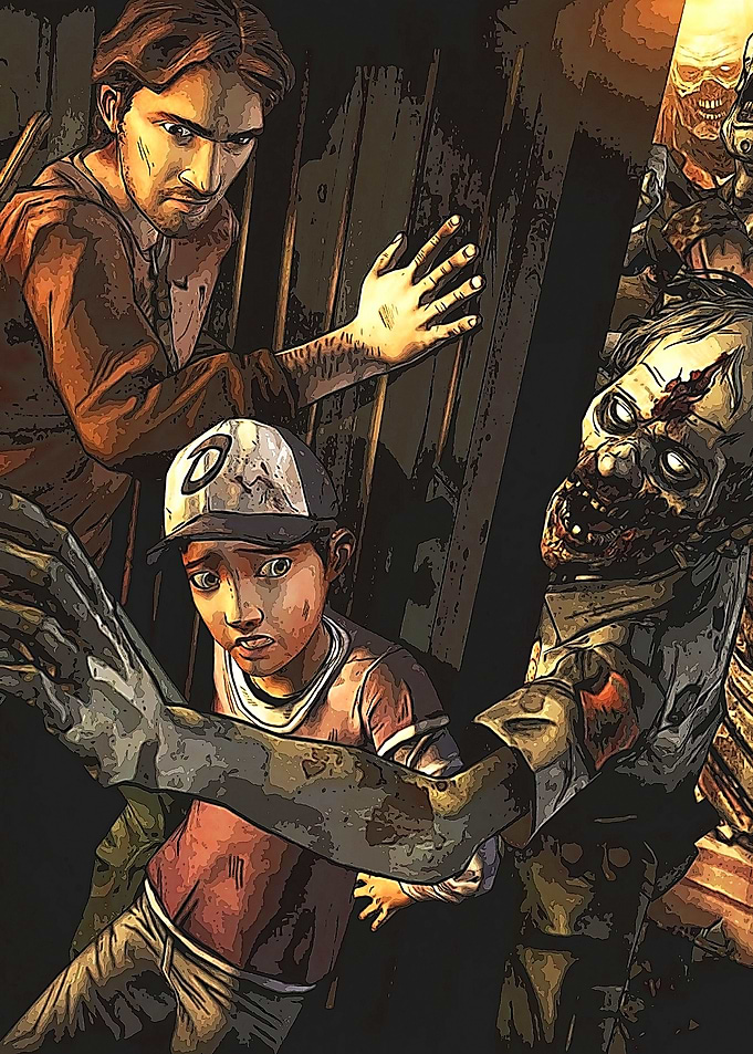 The Walking Dead Game Scene