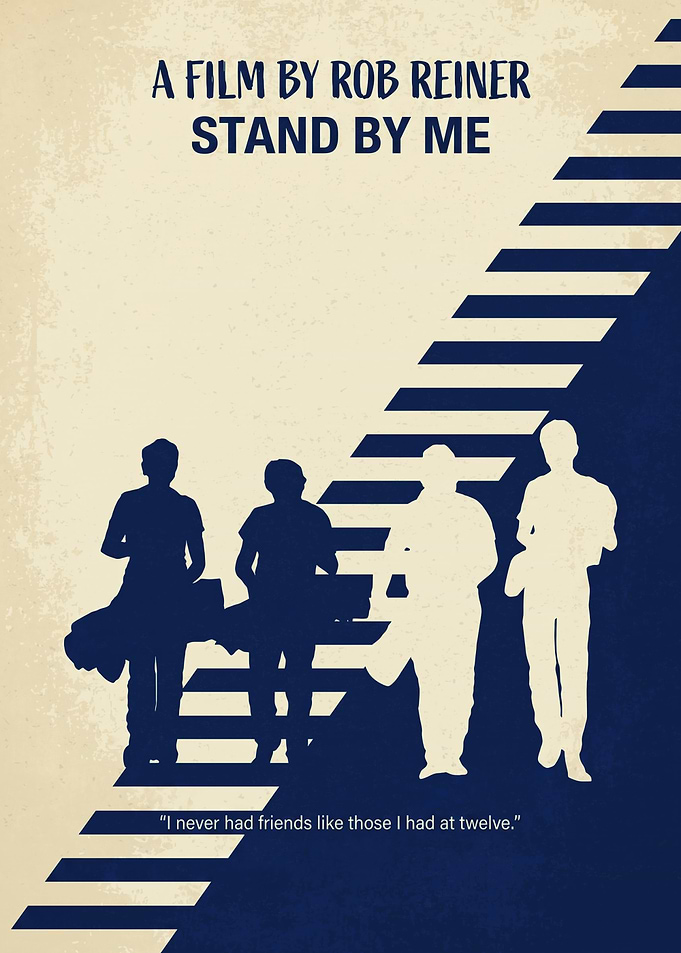 Stand By Me Minimalist Movie Poster