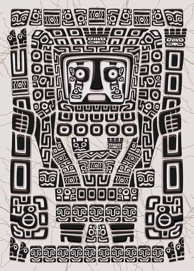 Gate of the Sun Tiwanaku Viracocha Staff God