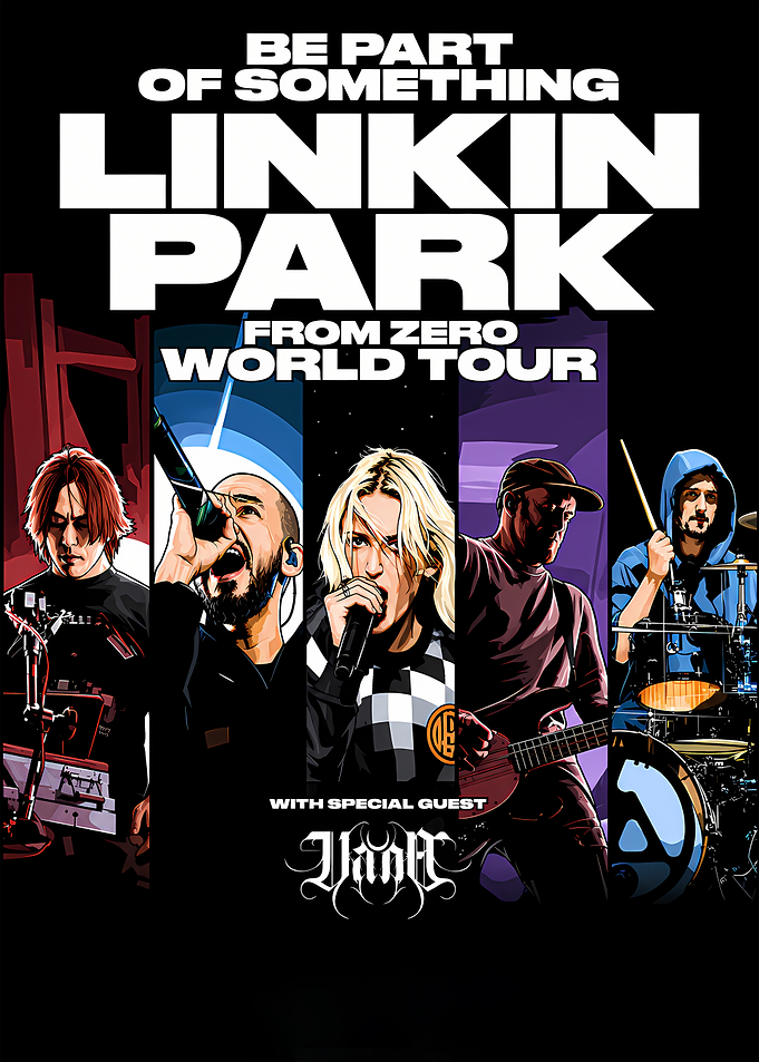 Linkin Park From Zero World Tour Poster
