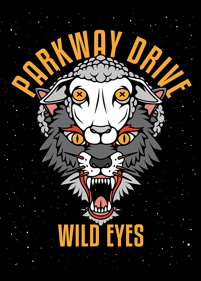 Parkway Drive Wild Eyes Graphic