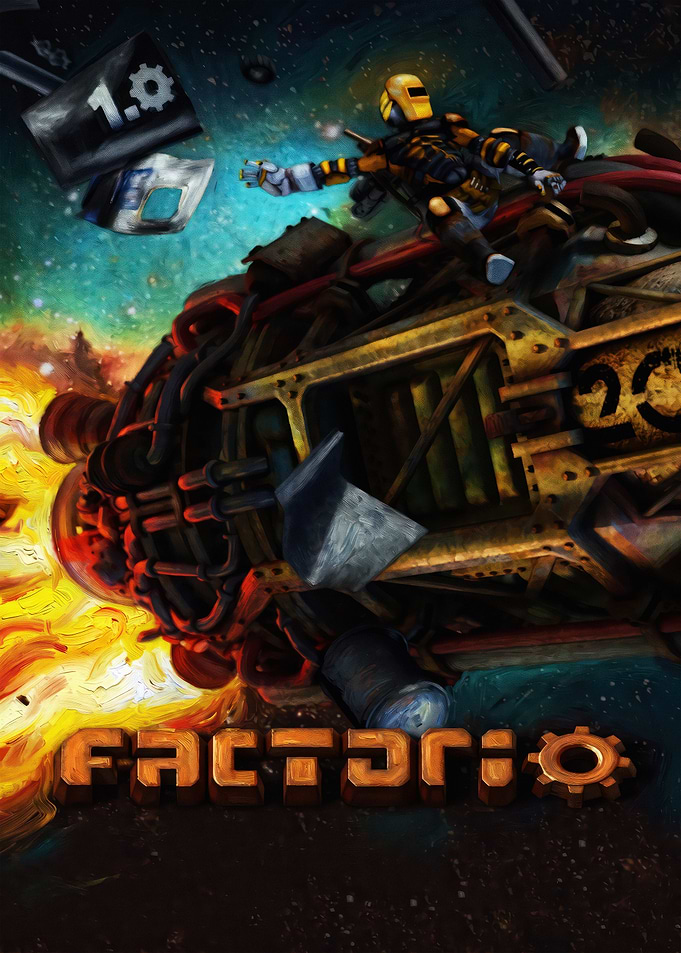 Factorio 1.0 Game Key Art