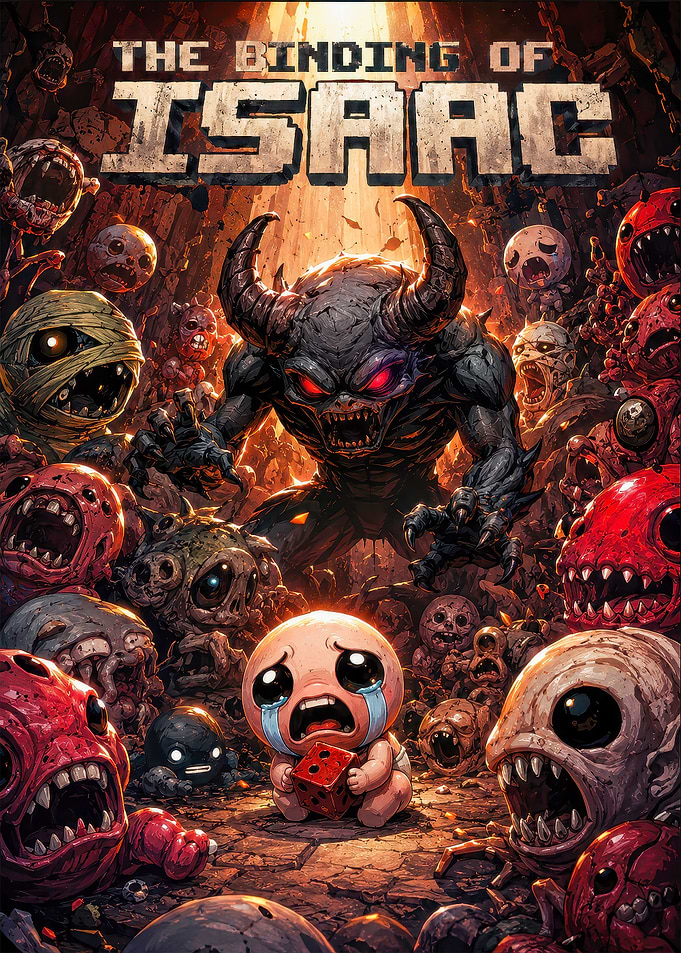 The Binding of Isaac Game Poster