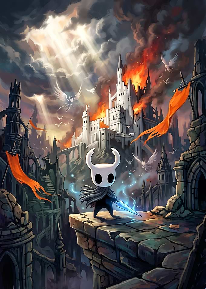 The Knight in Burning Hallownest