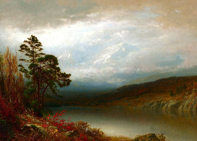 Autumn in the Adirondacks Painting by Alexander Wyant