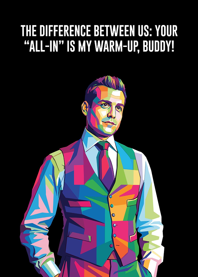 Harvey Specter Pop Art Poster